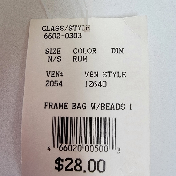 NWT Frame Satin Beaded Kiss Clasp Bag - Picture 11 of 11